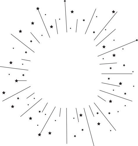 Sunburst icon lines circle of sun burst sparks Vector Image