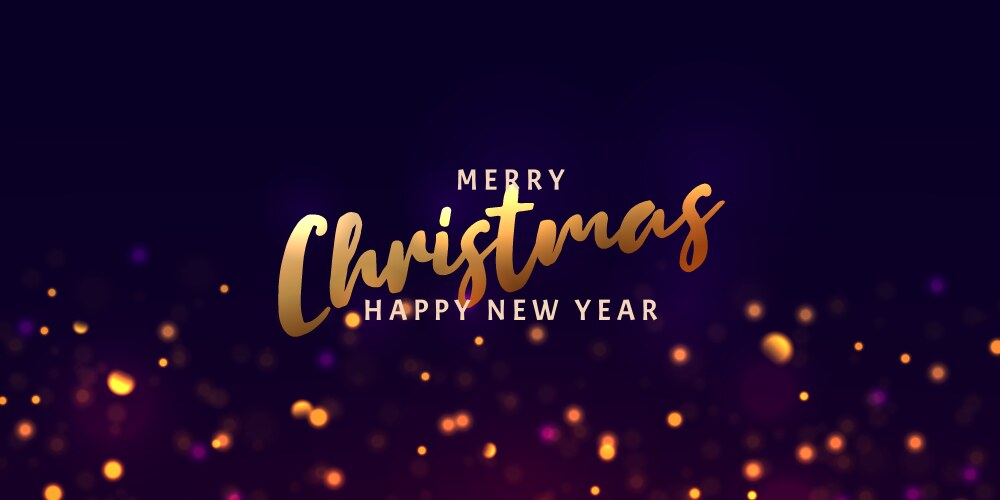 Christmas gold star background with pearls Vector Image