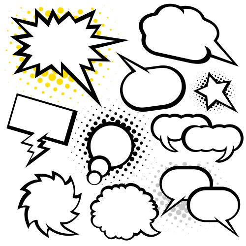 Talking bubble Royalty Free Vector Image - VectorStock