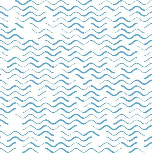 Seamless ocean wave pattern Royalty Free Vector Image