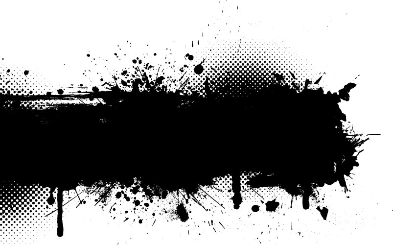 Grunge splatter Royalty Free Vector Image - VectorStock