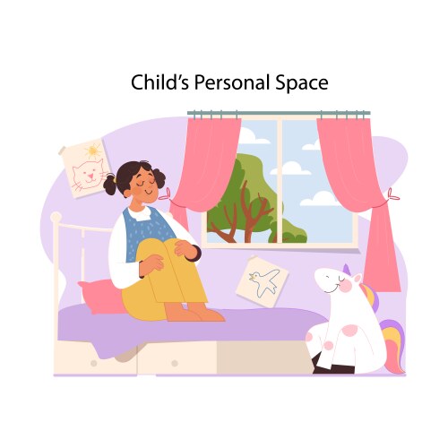 Essence of patience flat Royalty Free Vector Image