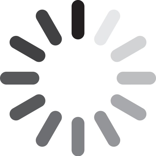 Processing icon circular loader loading progress vector image