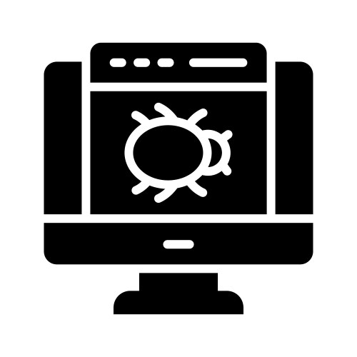 Website error system hacking web security vector image