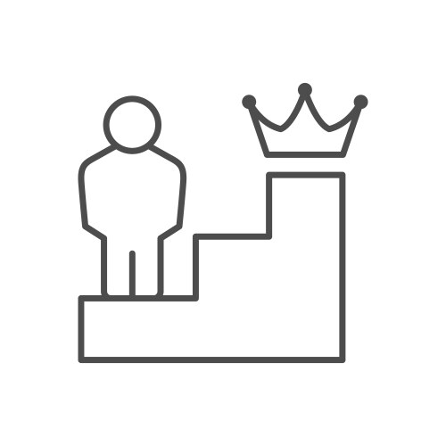 Self understanding concept icon Royalty Free Vector Image