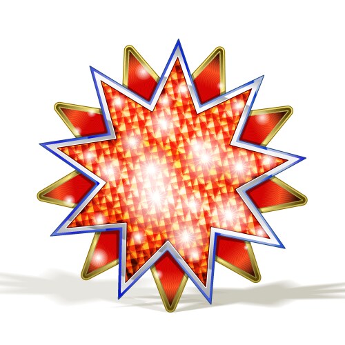 Shining star award background Royalty Free Vector Image