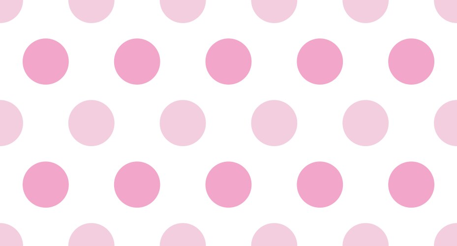 Seamless polka dot pattern repeating texture vector image