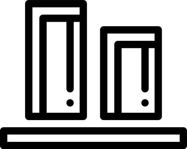 Center align icon thin linear style design – Royalty-Free Vector ...