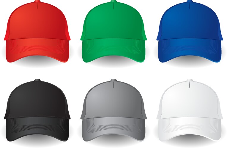 baseball caps vector