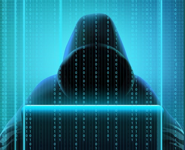 Hacker Code Composition vector image