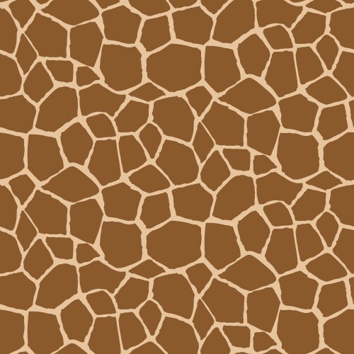 Giraffe skin seamless pattern Royalty Free Vector Image