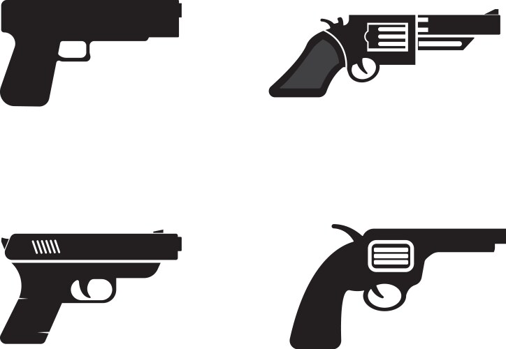 Gun logo vector image