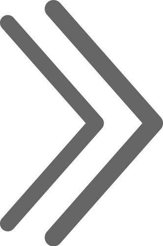 Pointer arrow in modern flat style button vector image