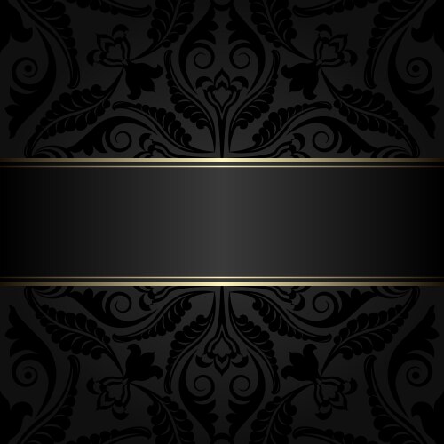 Black luxury background Royalty Free Vector Image