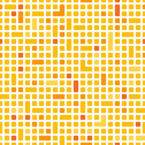 Technology squares or pixel and rectangle pattern vector image