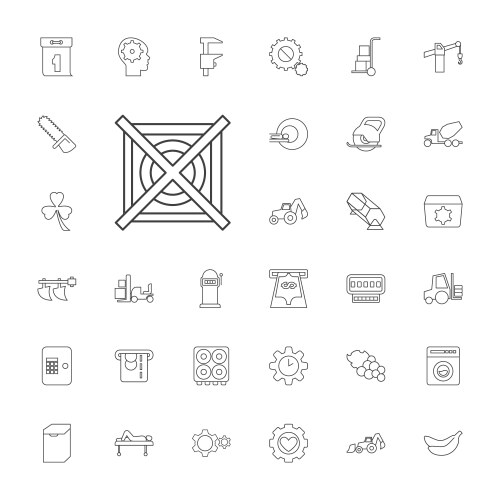 15 machine icons (37002604) – Free Vector | VectorStock