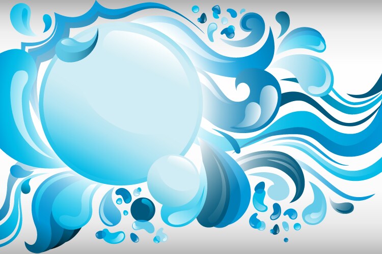 Abstract waves background Royalty Free Vector Image