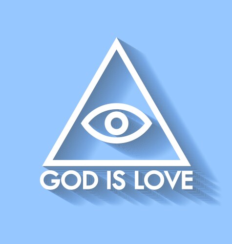 god is love vector