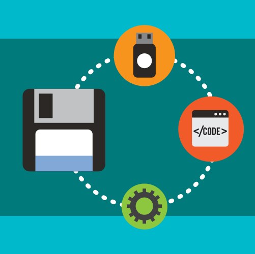 Program coding website vector image
