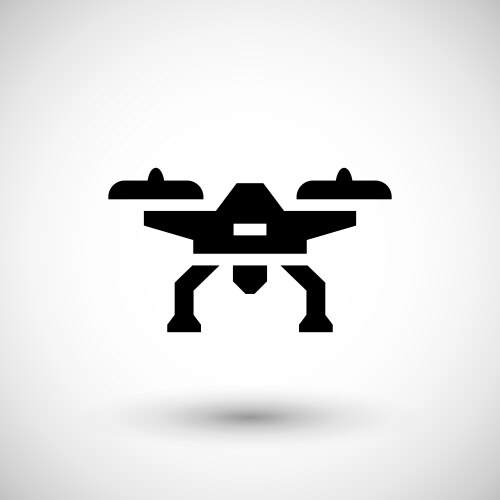 Drone icon simple element Royalty Free Vector Image