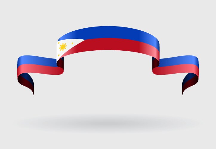 philippines flag background vector image