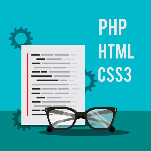 Program coding website vector image