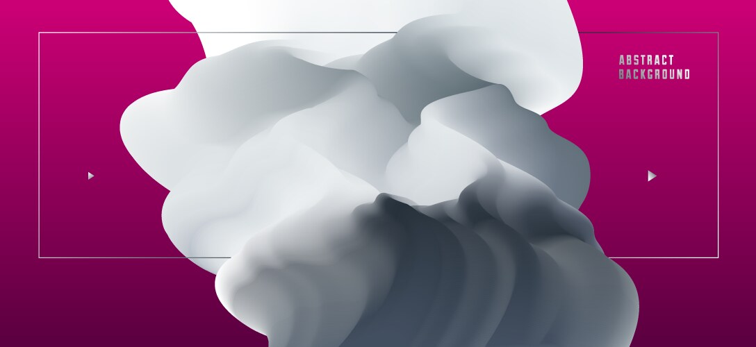 Dimensional gradient shape element for design vector image