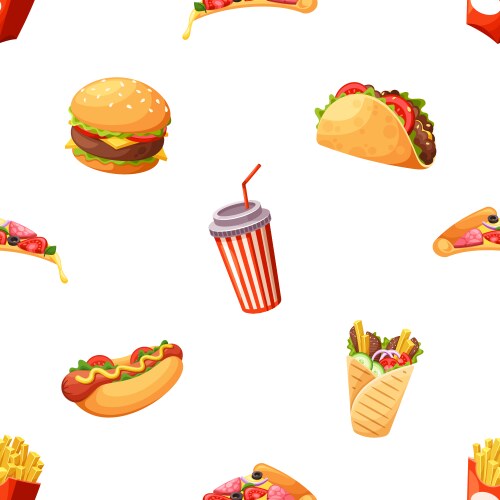 Seamless pattern featuring delightful array vektorbild