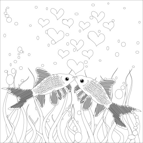 Coloring book colouring picture with collection Vector Image