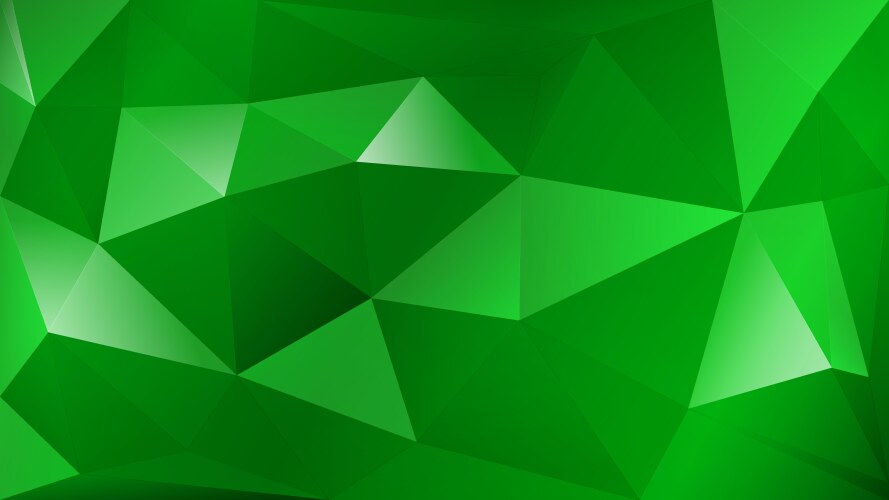 Abstract green triangles background Royalty Free Vector