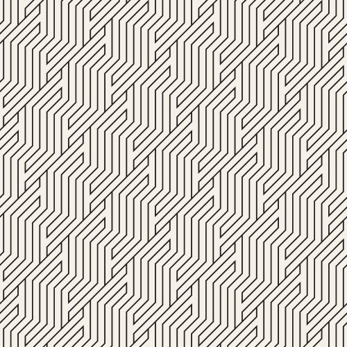 Seamless geometric pattern simple abstract lines Vector Image