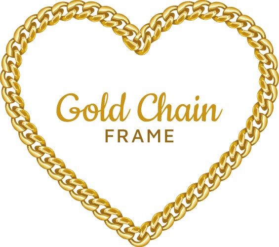 Pearl heart like frame isolated on white Vector Image