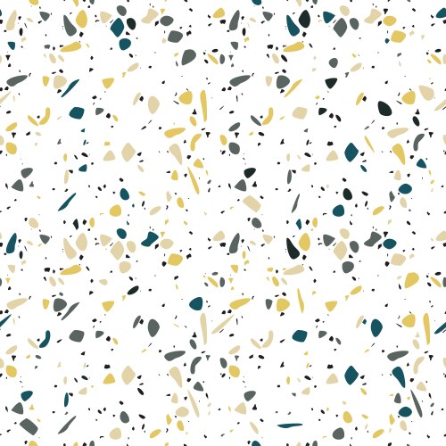 Terrazzo marble seamless pattern Royalty Free Vector Image