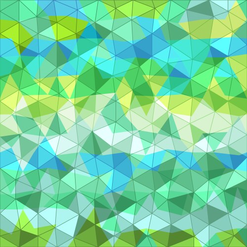 Abstract background of different color triangles vector image