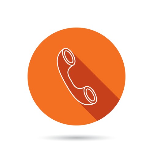 Phone icon call sign Royalty Free Vector Image