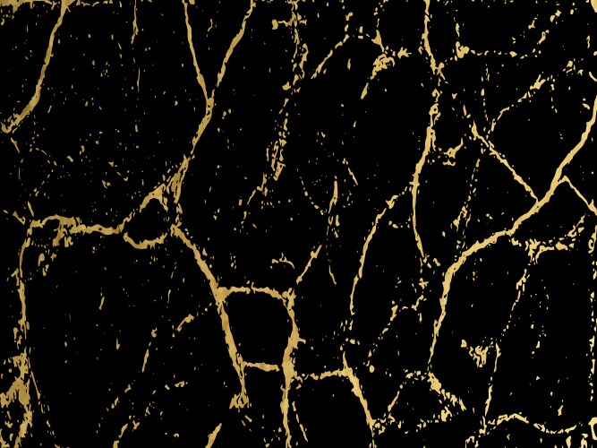 Gold marbling texture design for poster brochure vector image