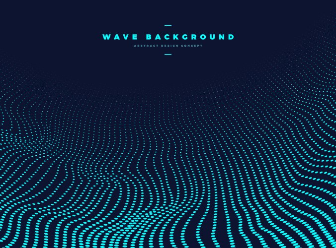 Dynamic Particle Flow Background vector image