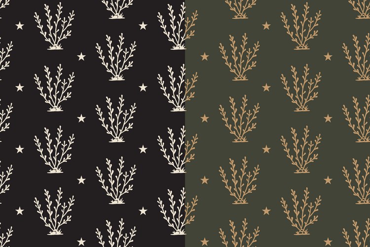 Desert Yucca Pattern – Royalty-Free Vector | VectorStock