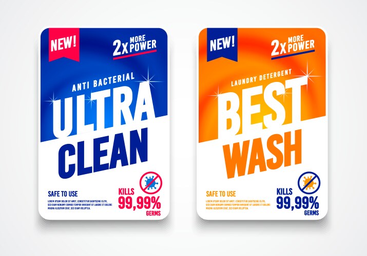 Detergent Label Vector Images (over 10,000)