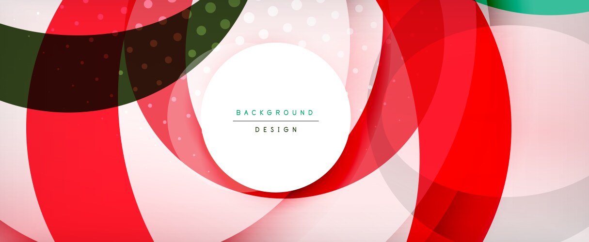 Trendy simple circle abstract background dynamic vector image