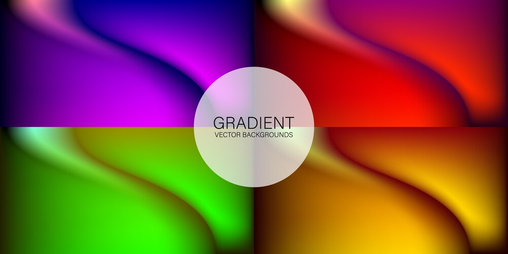 Colorful Gradient Backgrounds – Royalty-Free Vector | VectorStock