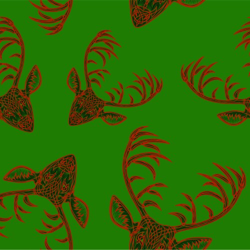 Deer head Royalty Free Vector Image - VectorStock