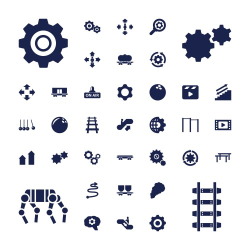 Motion icons (36863318) – Free Vector | VectorStock