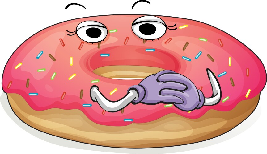Donut Royalty Free Vector Image - VectorStock