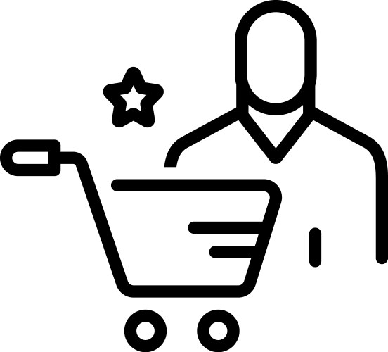One Customer Vector Customer Royalty Free Vector Image - VectorStock
