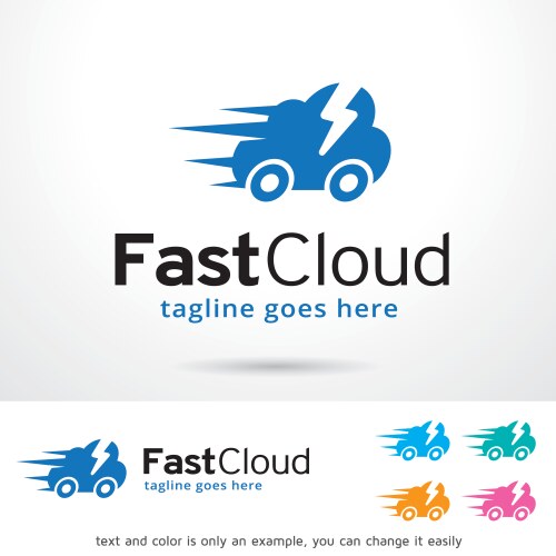Cloud logo Royalty Free Vector Image - VectorStock