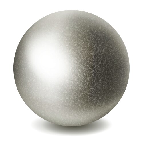 gray sphere vector