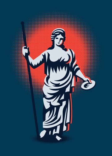 Hera, Queen of the Gods Vector Image