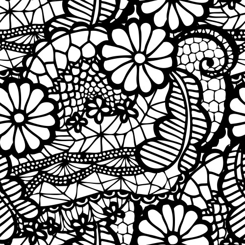 Lace pattern Royalty Free Vector Image - VectorStock