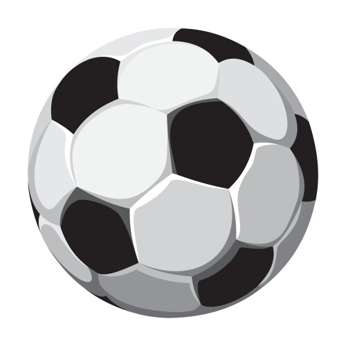 Leather soccer ball Royalty Free Vector Image - VectorStock